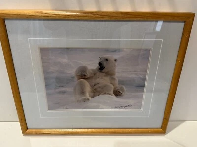 Thomas D. Mangelsen Polar Bear Limited Edition, 445/950, Signed & Framed - Image 1 of 4