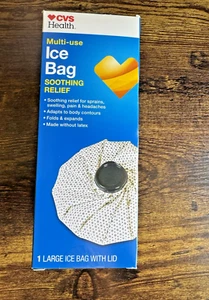CVS Health Ice Bag w/ Lid Large, Multi-Use Soothing Relief FREE SHIPPING! - Picture 1 of 5