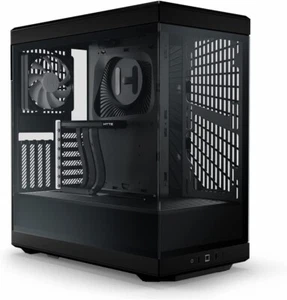 Hyte Y40 Mid Tower PC Gaming Case ATX/M-ATX/M-ITX - Black + FAST DELIVERY - Afbeelding 1 van 15