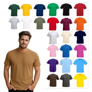 T-SHIRT UOMO COTONE DA LAVORO MAGLIETTA MANICA CORTA MAGLIA INTIMA VARIE TAGLIE - Foto 1 di 19