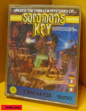 Commodore C64 Original Cassette-Solomon's Key Tecmo-U.S. Gold 1986
