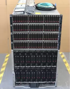 HP MSA 2040 10Gbit 48TB SSD/SAS SAN C7000 G3 16x BL460c Gen8 256-Core 1TB RAM - Picture 1 of 2