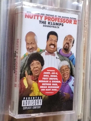 Nutty Professor II Klumps Soundtrack Cassette HYPE STICKER SEALED Eminem Jay Z - Image 1 of 4
