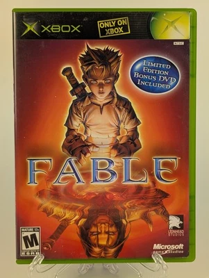 Fable --Limited Edition w/ Bonus DVD (Xbox)➡️CIB  - Tested - Excellent 📀s! - Image 1 of 4