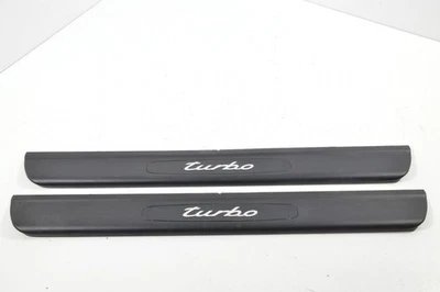 Porsche 996 911 Turbo Door sill trim cover scuff plate set 99655198403 - Image 1 of 4