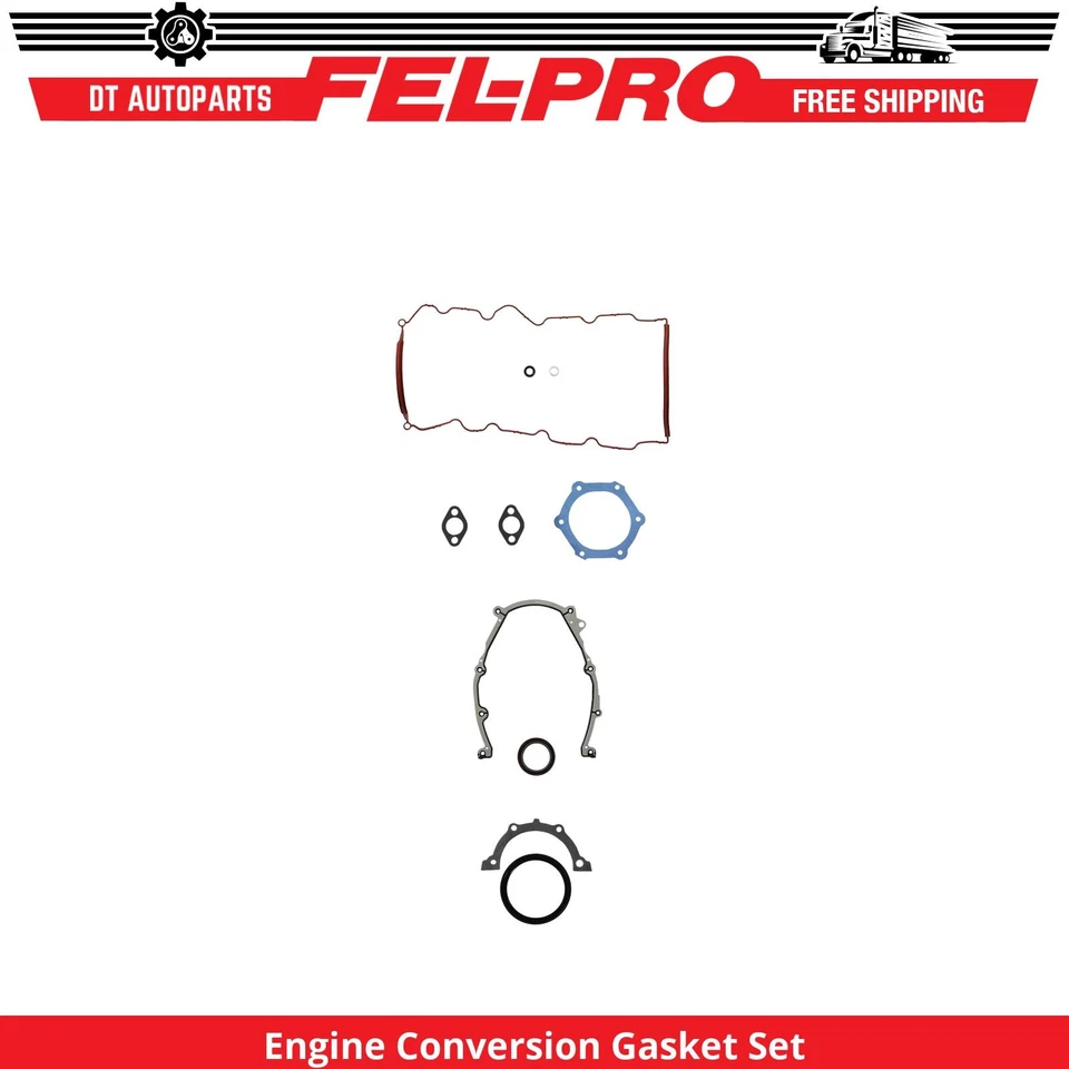 Juego de juntas de conversión Fel-Pro para Chevrolet Silverado 1500 2007-2013 4,3 L V6 Eng Foto 1 de 1