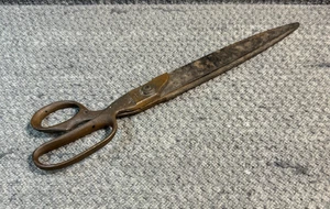 Vintage I.P. HYDE Schere XX 12" Messinggriffe SOUTHBRIDE MASS - Bild 1 von 4