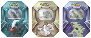 Pokemon Triple Whammy Tins Darkrai Slaking Tyranitar - 3er Set - Factory Sealed - Bild 1 von 1