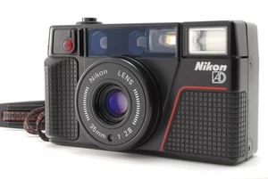 【MINT-】Nikon L35 AD2 Point & Shoot 35mm Black Film Camera From JAPAN - Picture 1 of 12