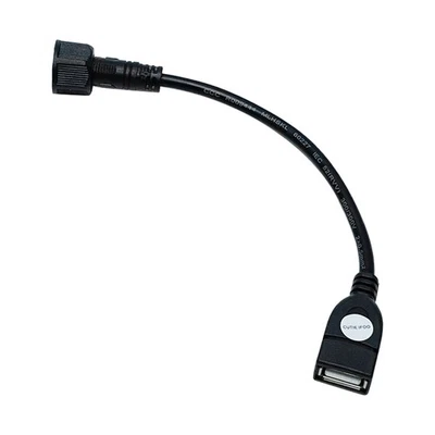 USB To 2pinDual Hole Waterproof Conversion Cable for Solar Outdoor Light Panel - Image 1 of 4