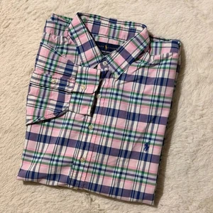 Ralph Lauren Hemd Herren 2XB Big Plaid Oxford Langarm Button Down Pony - Bild 1 von 9