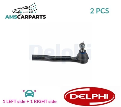 TRACK ROD END RACK END PAIR FRONT TA3381 DELPHI 2PCS NEW OE REPLACEMENT - Image 1 of 4