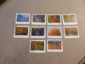USA Used, 2024 Issue, Autumn Colors, Scott #5929-38 - Picture 1 of 1