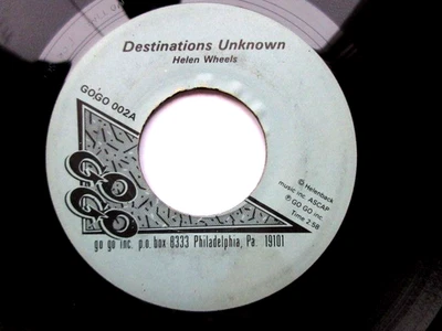 Helen Wheels–Destinations Unknown King Of Siam GOGO SAMPLER - EX+ 45 RPM RECORD - Image 1 of 4