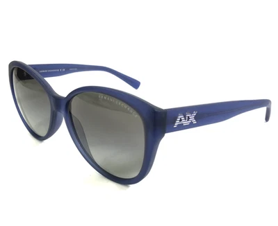 Gafas de sol Armani Exchange AX4006 8024/11 montura azul mate lentes grises degradados Foto 1 de 4