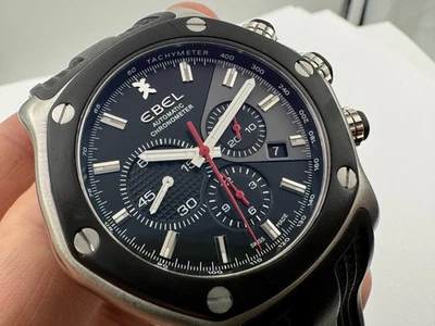 EBEL 1911 Tekton Chronograph Black Dial Date Automatic COSC Cal 137 - 50 mm - Image 1 of 4