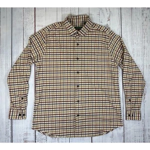 Orvis Button Up Shirt Men's Size L Flannel Plaid Luxury Merino Wool Blend casual - Bild 1 von 7