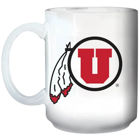Utah Utes 15oz. Primary Logo Mug Cover