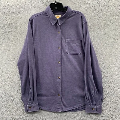 C&C California Shirt Womens XL Button Up Blouse Top Extra Large Blue — 第 1/4 张图片