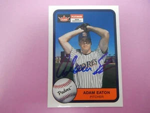 2001 Fleer Platinum Baseball Adam Eaton Padres #4 Auto - Picture 1 of 6