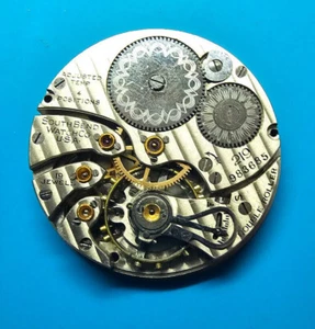 16 SIZE SOUTH BEND 19 JEWEL GRADE 219 MODEL 2 POCKET WATCH MOVEMENT PARTS - Picture 1 of 28