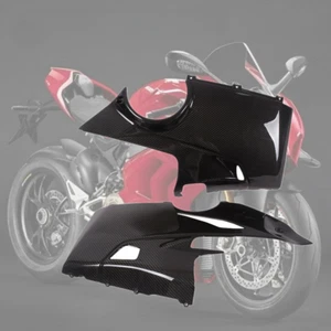 For Ducati Panigale V4 V4S Carbon Fiber Lower Side Fairings Belly Pan Panels - Picture 1 of 23