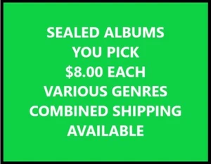 YOU PICK FROM A LIST OF SEALED ALBUMS - ONLY $8 EACH - VARIOUS STYLES & GENRES - Picture 1 of 47