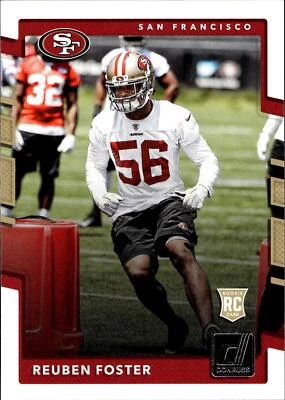 2017 Donruss #382 Reuben Foster - Image 1 of 2