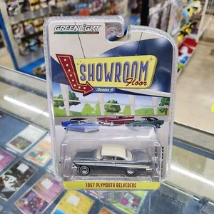 Greenlight - 'Showroom Floor' Series 6 - 1957 Plymouth Belvedere Raw **CHASE** - Picture 1 of 2
