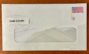 US Stamped Envelope, 1999, U642. Unused. - Picture 1 of 1