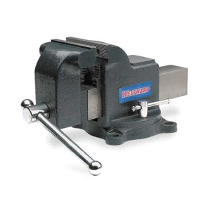 Westward 6RA23 Kombi-Schraubstock, gezackte Backe, 10" L 6RA23 - Bild 1 von 2