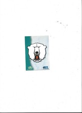 Coat of arms EHC polar bears Berlin - DEB, DEL playercard season 1999 / 2000