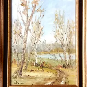 Tableau Signé Étienne Bellan 1922 2000 Huile Toile Cadre 45 x 53 cm - Imagen 1 de 11