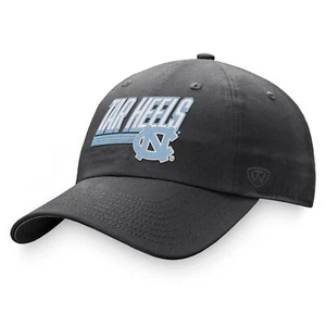 Men's Top of the World Charcoal North Carolina Tar Heels Slice Adjustable Hat - Picture 1 of 4