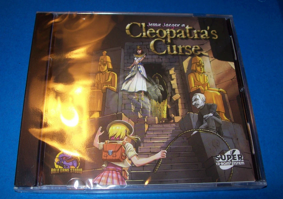 Jessie Jaeger in Cleopatra's Curse Turbografx Super CD PC Engine New 2021 Sealed - Image 1 of 3