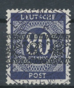 Bizone Michel No. IX / I gestempelt geprüft Aufdruck echt Stempel falsch - Picture 1 of 2
