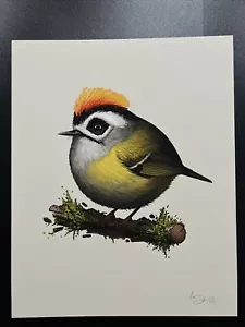 Mike Mitchell Flamecrest edition fat bird print Fat Kingdom art Mikeland - Picture 1 of 1