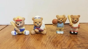 4 figuras deportivas HOMCO Home Interiors Bear # 1417 y #1408 - Imagen 1 de 5
