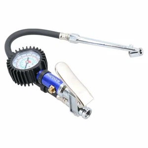 Tyre Wheel Inflator with Gauge 0 – 220 psi 15 Bar Dual Head Push Pull Connector - Picture 1 of 3