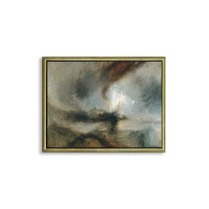 Stampa su Carta su tela o Quadro su tela o con Cornice William Turner Snow Storm - Imagen 1 de 9