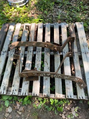 1957 Buick Roadmaster Front Bumper Brace Bracket set pair OEM OE GM support - Image 1 of 4