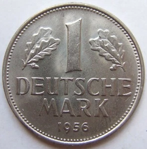 Coin Federal Republic of Germany 1 German Mark 1956 G in Uncirculated - Picture 1 of 2