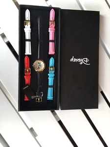 Reloj Disney Minnie Mouse Completo Mujer con 5 Bandas Intercambiables Nuevo En Caja - Imagen 1 de 5