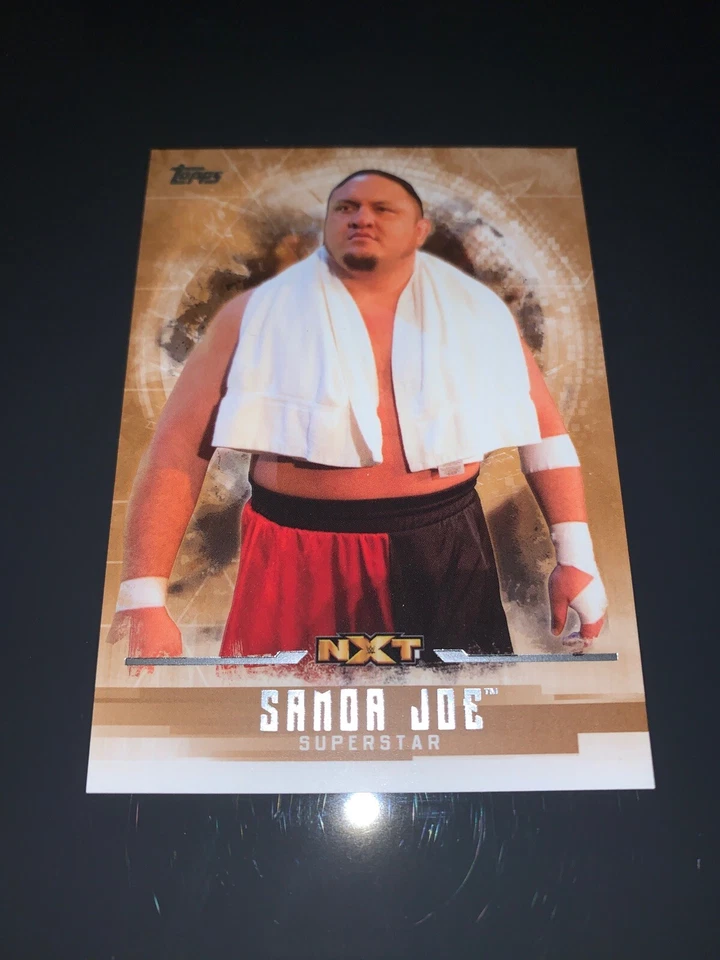 2017 Topps WWE Undisputed Samoa Joe Card-53 #59/99. - Image 1 of 4