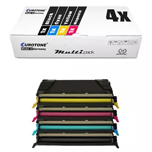 4x Toner für Lexmark C 746 748 DE DTE E DN N DTN alle Farben CMYK - Picture 1 of 5