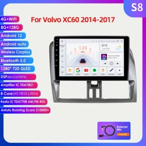 9" Android Autoradio CarPlay GPS Navigation 8+128GB DSP Für Volvo XC60 2014-2017 - Bild 1 von 23