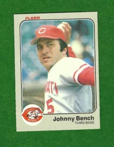 1983 Fleer Johnny Bench Cincinnati Reds #584 - Bild 1 von 1