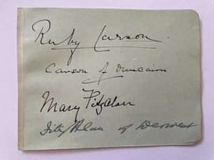 Carson of Duncairn - Prosecutor of Oscar Wilde - Original Hand Signed Autographs - Picture 1 of 4