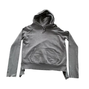 Frank & Eileen Tee Lab Dime Splatter Hoodie Gr. L grau distressed Raw Hem Grunge - Bild 1 von 15