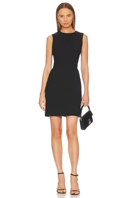 Новый с Ярлыками теория без рукавов резинке оболочка в черный прослеживаемый шерсти платье 12 - Изображение 1 из 4